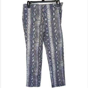 4/$25 Michael Kors Purple & Black Snakeskin Dress Pants - Sz 6